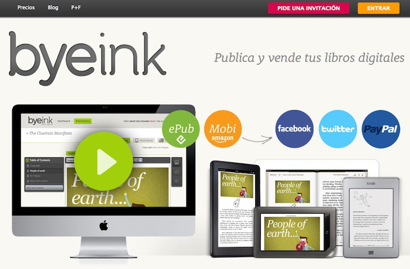 Byeink: publica y vende tus libros digitales