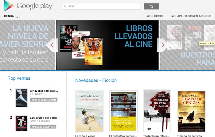 Google Play Books llega a México