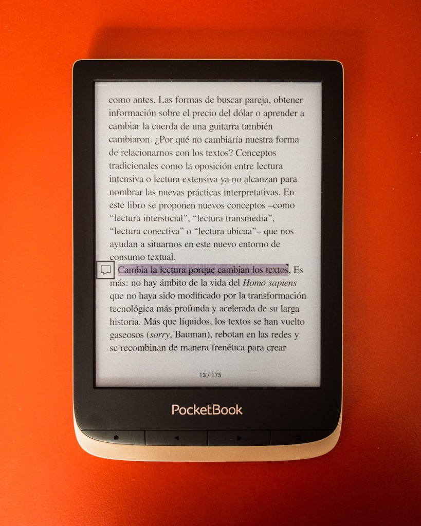 PocketBook Color, el primer ereader a color de PocketBook