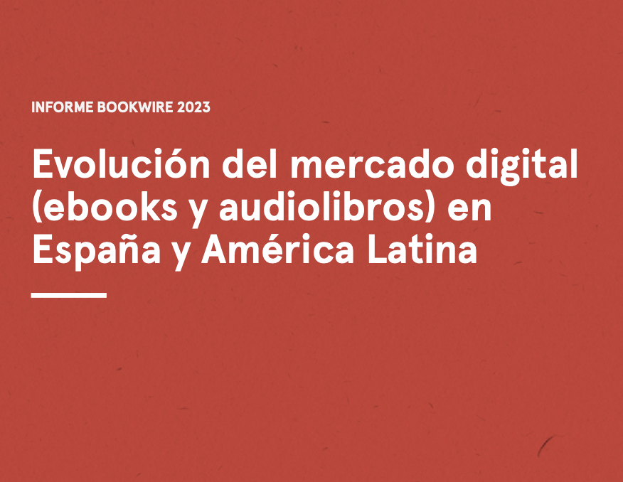 portada del informe bookwire 2023, ebooks y audiolibros